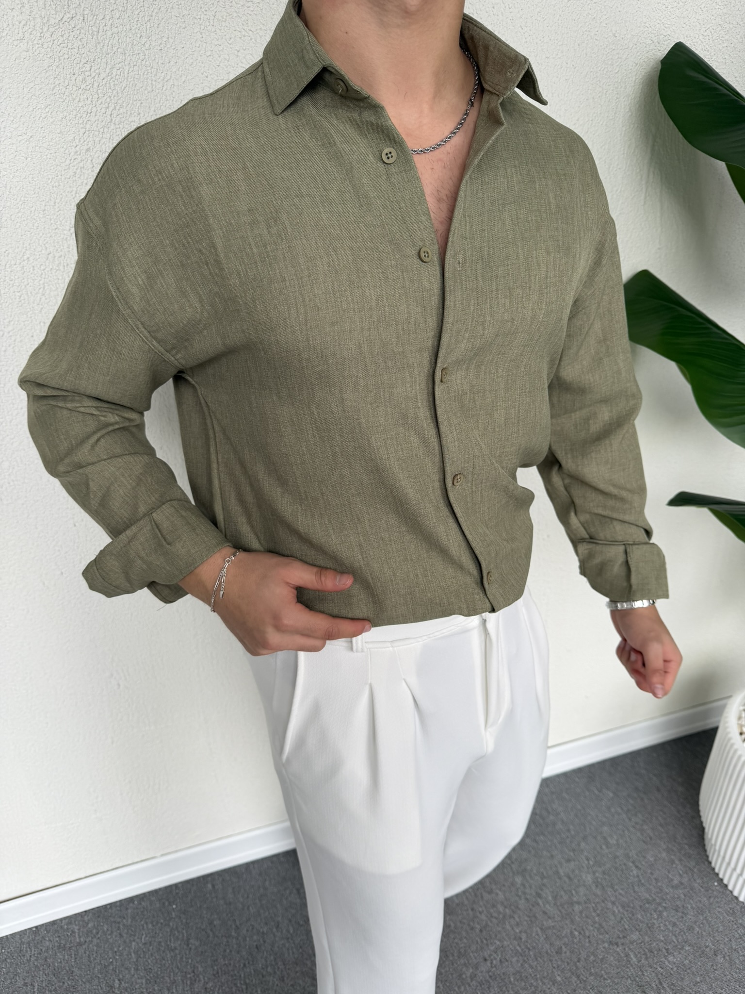 KETEN GÖMLEK - Görsel 4