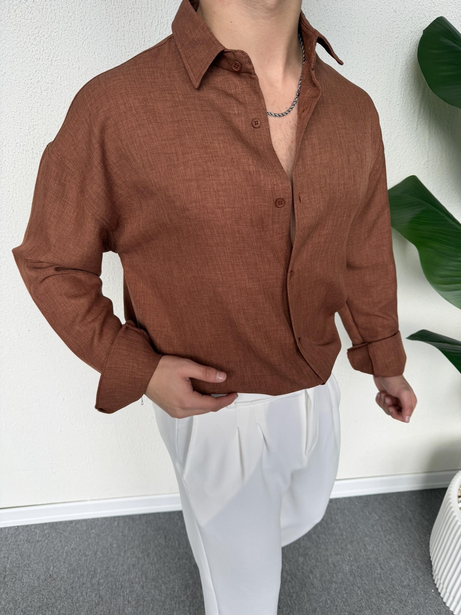 KETEN GÖMLEK - Görsel 7