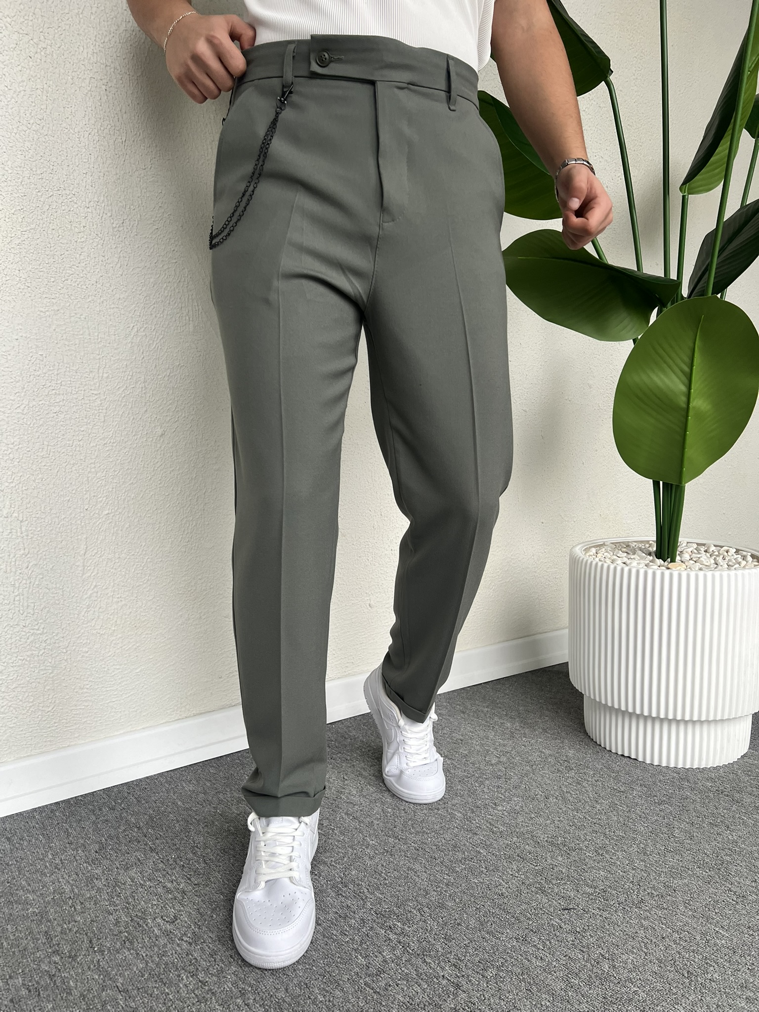 KISA DİLLİ BOYFRİEND PANTOLON