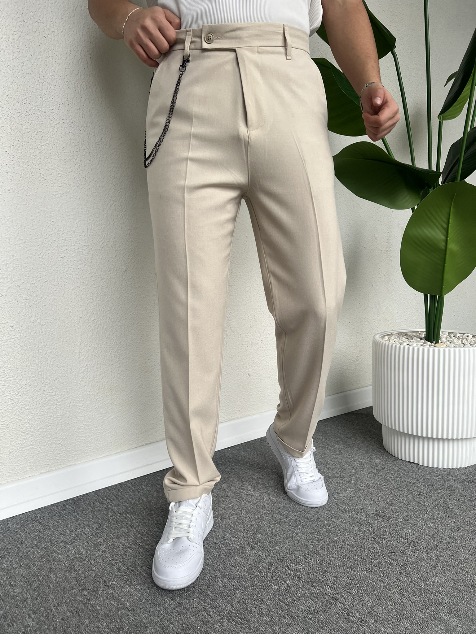 KISA DİLLİ BOYFRİEND PANTOLON