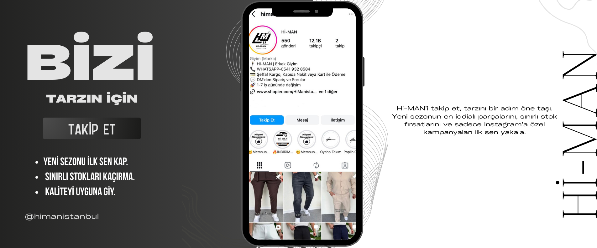 Bizi Instagramda Takip Edin